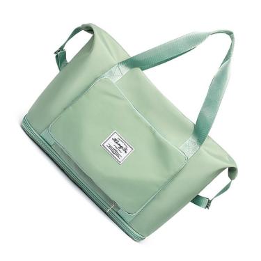 Imagem de Bolsa Mala De Viagem Saco Dobrável à Prova D\'água De Grande Capacidade Impermeável verde