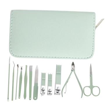 Imagem de minkissy 1Conjunto Manicure e Portátil Inoxidável Matcha Kit Cuidados com Unhas Casa e Lâminas Diário