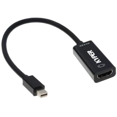 Imagem de Kyper Us-424K 1 Pacote De Adaptador Mini Displayport 4K Para Hdmi Dp Compatível Com Thunderbolt Macbook Pro, Air, Mac Mini, Microsoft Surface Pro 3/4 (1, Preto)