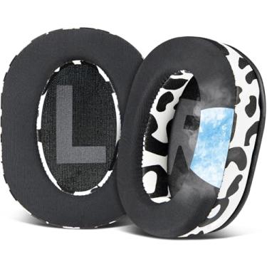 Imagem de SOULWIT Almofadas De Substituição Com Gel Refrescante Para Fones Ouvido Logitech G Pro, Pro X, Prox 2 E X Se, Auriculares Espuma Isolamento Ruído, Espessura Adicional - Snow Leopard