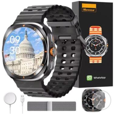 Imagem de Smartwatch Smart Ultra Responde Whats Relógio 47mm GPS 2 Pulseiras - 0