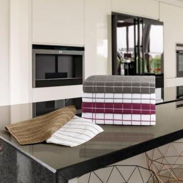 Imagem de Pano de Prato Copa Atoalhado Felpudo Teka Chef Premium (Kit com 6 unidades)