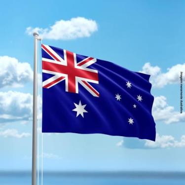 Imagem de Bandeira da Austrália 80cmx140cm Tecido Oxford 100% Poliéster - Presen