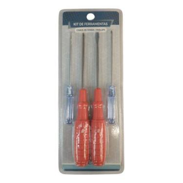 Imagem de Kit Ferramentas Chave de fenda / Chave Phillips - HJ