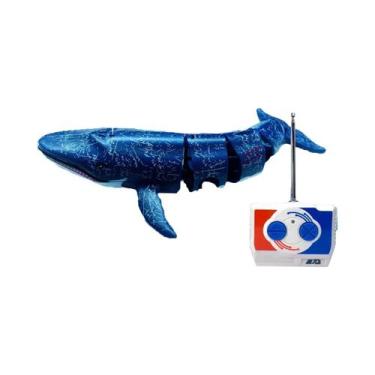 Imagem de Brinquedo De Água Robô Submarino Controle Remoto Para Crianças Baleia 