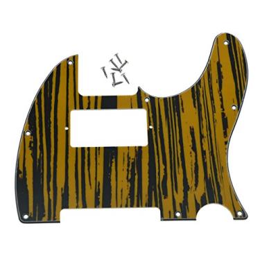 Imagem de KAISH 8 furos Tele Guitar Humbucker Pick Guard TL Pickguard para EUA/México Telecaster/Tele Tawny Stripe