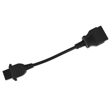 Imagem de eMagTech Cabo de conexão de diagnóstico OBD2 macho de 16 pinos para 8 pinos fêmea OBD2 compatível com cabo adaptador de diagnóstico de falha automotivo Volvo