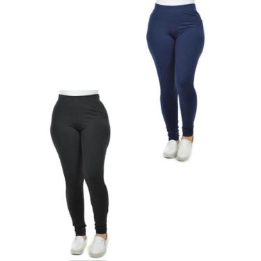 Imagem de Kit 02 Calça Legging com Forro Fenomenal, Cores kit 1, P