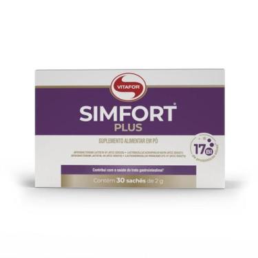 Imagem de Próbioticos em Pó Simfort Plus com 30 sachês 2G - Vitafor