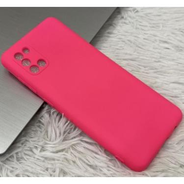 Imagem de Case Capa Capinha A31 Samsung Galaxy Silicone Aveludado Proteção de Câ