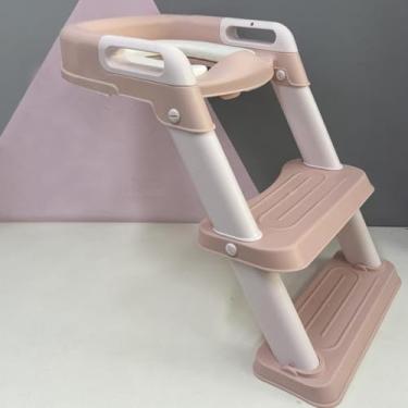 Imagem de Assento Redutor Sanitário Infantil Ajustável para Vaso Sanitário (Rosa)