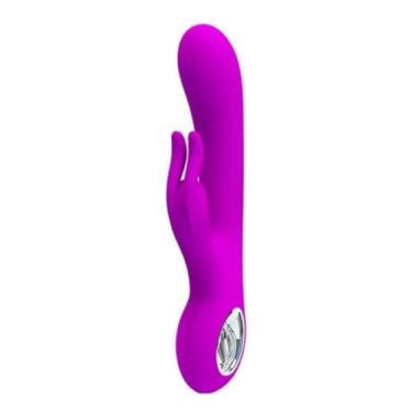 Imagem de Vibrador Rabbit com 7 Vibrações e 5 Modos Clitorianos 19cm Recarregável Vibrador Ponto G e Clítoris [ROXO] 6043
