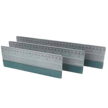 Imagem de NITAGO 3x Rodos de feltro para decalques de automotivos Rodo multifuncional para película de janela Ferramenta de raspagem para fazer gráficos, Cinza