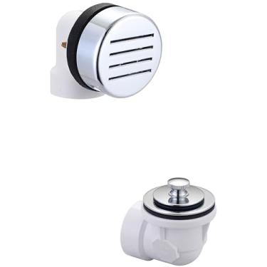 Imagem de Olympia D-820H-PVC Kit de drenagem e drenagem de resíduos cromado