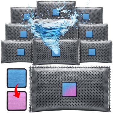 Imagem de Timgle 10 unidades 100g pacotes dessecantes recarregáveis para armazenamento pacotes de gel de sílica sacos absorventes de umidade seca sacos reutilizáveis desumidificadores de carro saco para armário