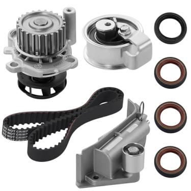 Imagem de BDFHYK Kit de correia dentada do motor TBK590 com bomba de água compatível com Audi 2001 A4, A4 Quattro, 00-06 TT, TT Quattro, compatível com VW 00-01 Passat, 00-05 Beetle, Jetta, 00-06 Golf, 1.8L L4