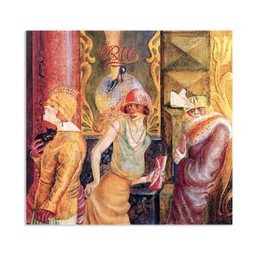 Imagem de Otto Dix Arte de parede em tela Três prostitutas na rua, pôsteres e impressões famosas pinturas a óleo reproduções giclée imagens de arte para decoração de sala de estar 70 x 70 cm (28 x 28 pol