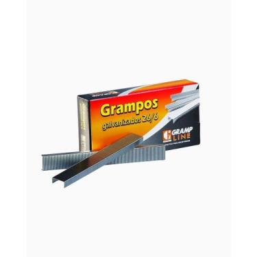 Imagem de Grampo 26/6 Galvanizado 4000 Un.grampline Kit 4 Caixinhas - gramp line