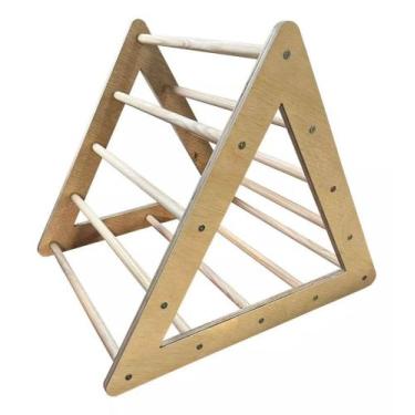 Imagem de Triangulo Pikler Fixo Infantil Escolar V Compensado CM0346 - Color Mob