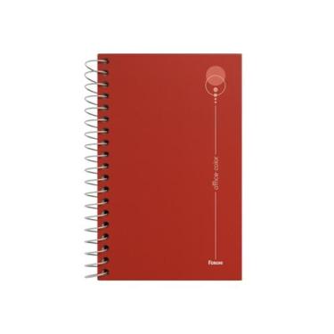 Imagem de Caderneta Anotações 1/8 80F Office Color Salmão Foroni, Color, Papel