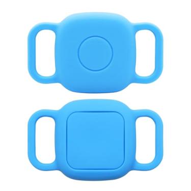 Imagem de Suporte de coleira de cachorro para rastreador Bluetooth Tile Mate 2024/2022, à prova d'água, antiperda, capa protetora segura para chaves, bolsas, etiqueta de coleira de cachorro e gato, pacote com 2