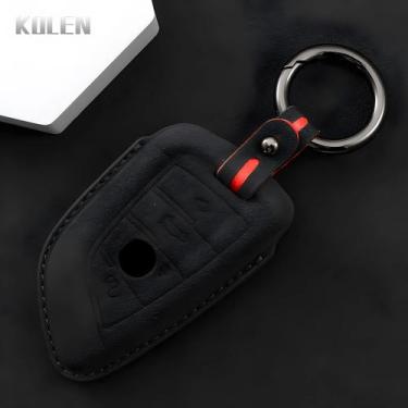 Imagem de BMW X1 X3 X5 X6 X7 1 3 5 6 7 Series Couro Carro Chave Remota Caso Capa