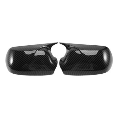 Imagem de Capas de espelho retrovisor de carro compatíveis com Mazda 3 06-12 compatíveis com Mazda 6 03-12 buzinas modificadas de espelho, capas de fibra de carbono e tampas reversas