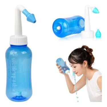 Imagem de Higienizador Lavador Nasal Ducha P/ Sinusite Rinite Alérgica - Limpado