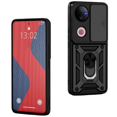 Imagem de Capa Capinha Armadura C/ Proteção da Camera Suporte Anel 360 Para Jovi V50 5G