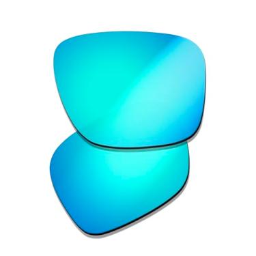 Imagem de Prizo ORL Lentes de reposição polarizadas antirreflexo para óculos de sol Oakley Holbrook XXL OO9487 (Ice Blue Iridium)