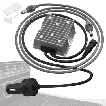 Imagem de Adaptador de isqueiro Starlink Gen 3 Step Up com cabo DC, saída 57V 4,5A, entrada 10V-36V, carregador de carro 18 AWG Starlink Gen3, impermeável, portátil, alta eficiência, estável