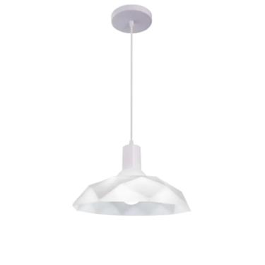 Imagem de Pendente Branco Flowers Com Copo Branco  Viena Luz