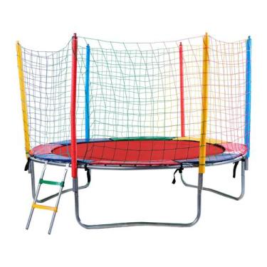 Imagem de Cama Elástica Pula Pula 2,00m Lona Cores Lisas sem Emenda - PapiBrink.