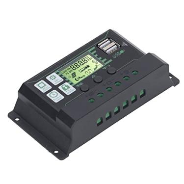 Imagem de Generic Controlador de Carga Solar PWM, Níveis de Exibição Clara Níveis Ajustáveis ​​Visor LCD 100A PWM Solar Charge Controller Regulador para Baterias de Gel AGM AGM