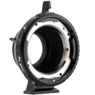 Imagem de PL-M43 Adaptador de lente de montagem PL para M4/3 Adaptador conversor de montagem com trava rotativa compatível com lente PL para câmeras de montagem da série M43 Panasonic GH5, G1, GH1, GH4/Olympus