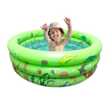 Imagem de Piscina Banheira Infantil Inflável 100 Litros Summer Fun Verde