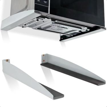 Imagem de Suporte Para Micro-ondas Forno De Parede Universal Em Aço Navan (Branco)