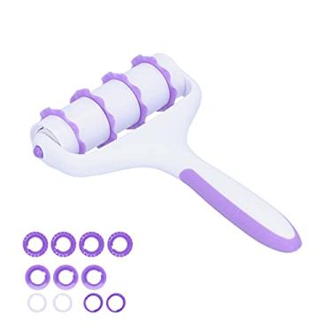 Imagem de Cortador de Fondant Roda Rolo Pastelaria Massa Treliça Cortador Conjunto de Relevo para Cozimento Diy - Bela Ferramenta de Decoração de Renda para Bolos, Chocolates e Doces -