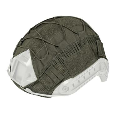 Imagem de ATAIRSOFT Capa de capacete tático 500D tecido de nylon para BJ/PJ/MH Airsoft Paintball colisão rápida no tamanho M/G/GG - sem capacete