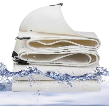 Imagem de Capa De Folha De Lona Resistente 100% à Prova D'água 2m X 2m, 3m X 3m, 4m X 4m De Espessura Folha De Solo Capa De Proteção à Prova De Chuva Com Ilhós Reforçados, 1x2m