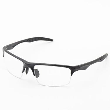 Imagem de Armação Óculos de Grau Masculino Alumínio Johnny- Óculos Sunrise, Pret