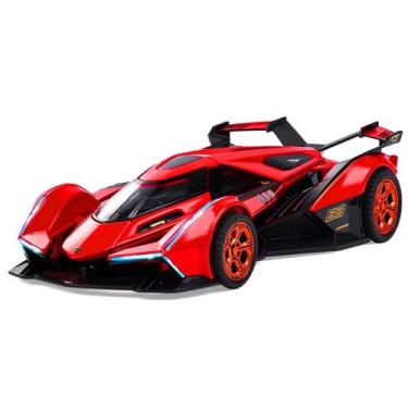 Imagem de Brinquedos de carro de corrida SASBSC Toy Cars Lam Bo V12 com luz e so