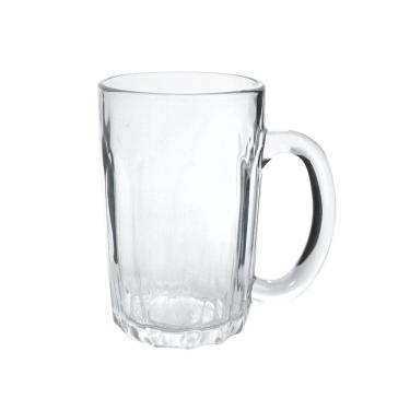 Imagem de Caneca De Vidro Transparente Com Alça 330ml