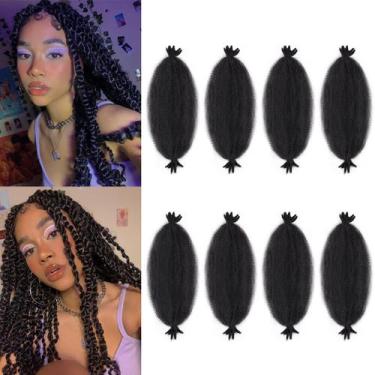 Imagem de Marley Twist Braiding Hair FEILIMEI 18 polegadas, pacotes com 8 unidad
