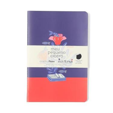 Imagem de CADERNETA MEU PEQUENO CICEROS DOCE FLORADA PONTADO 14X21 SARDINHA