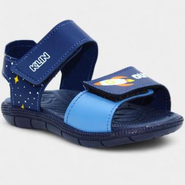 Imagem de Papete Infantil Klin Tic Tac Foguete Casual Baby - Marinho, 27