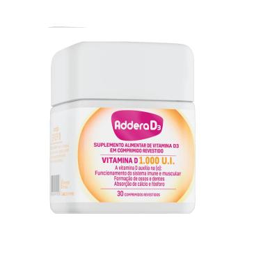 Imagem de Addera D3 1.000ui com 30 Comprimidos