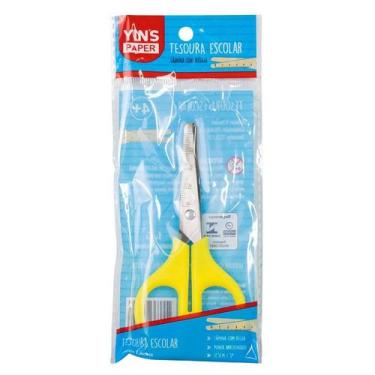 Imagem de Tesoura escolar inox 12,5cm yins sort