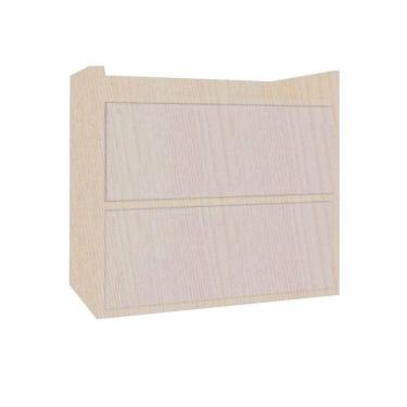 Imagem de Gabinete Banheiro Suspenso 2 Portas Madeirado Em mdf