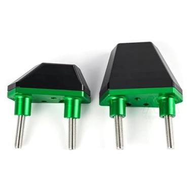 Imagem de BYYINGSUS Motorcycl Engine Guard Frame Sliders Crash Protector Compatível com Z800 2013-2016 Z1000 2007-2009 Z750 2007-2014 (Verde)